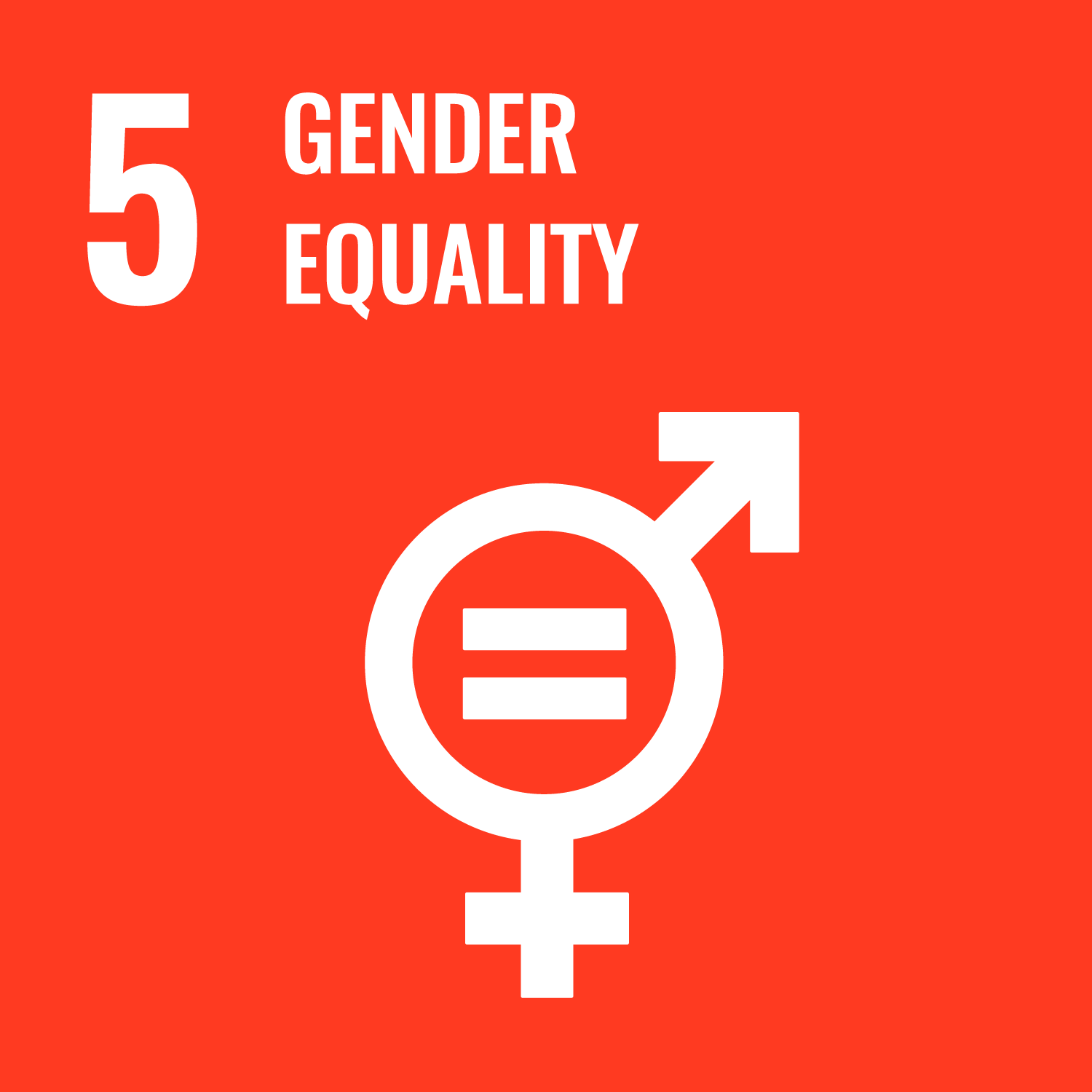 Sustainable Development Goal 05 logo: Gender Equality
