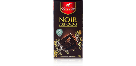 A Cote D'or fairtrade chocolate bar