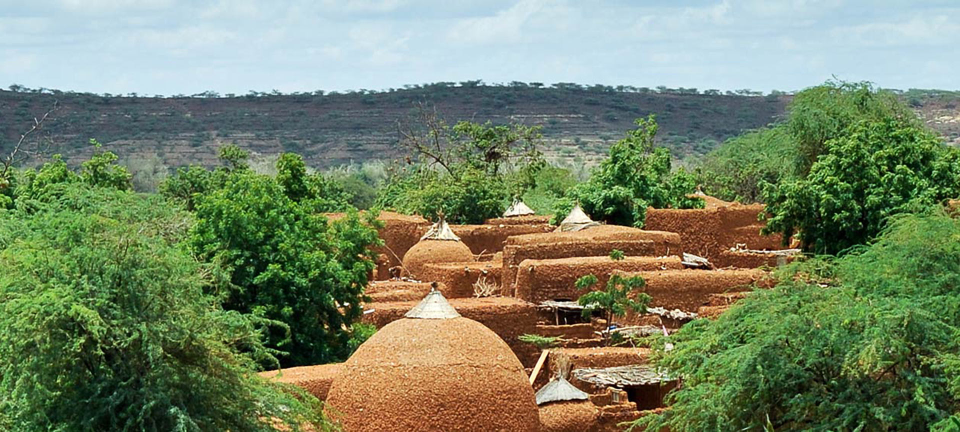 Landscape and rooftops in Niger