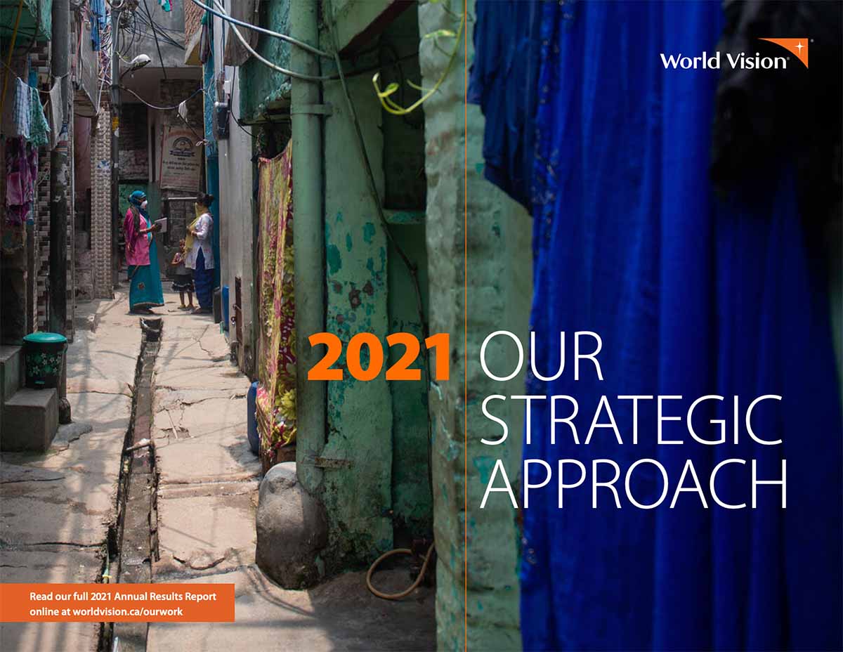 Cover of 2021 Our Strategic Approach report.
