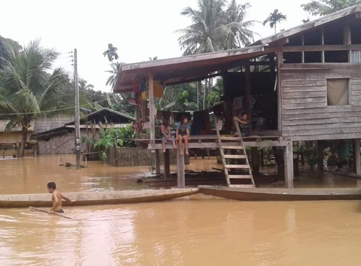 Communities affected by the flooding in Laos