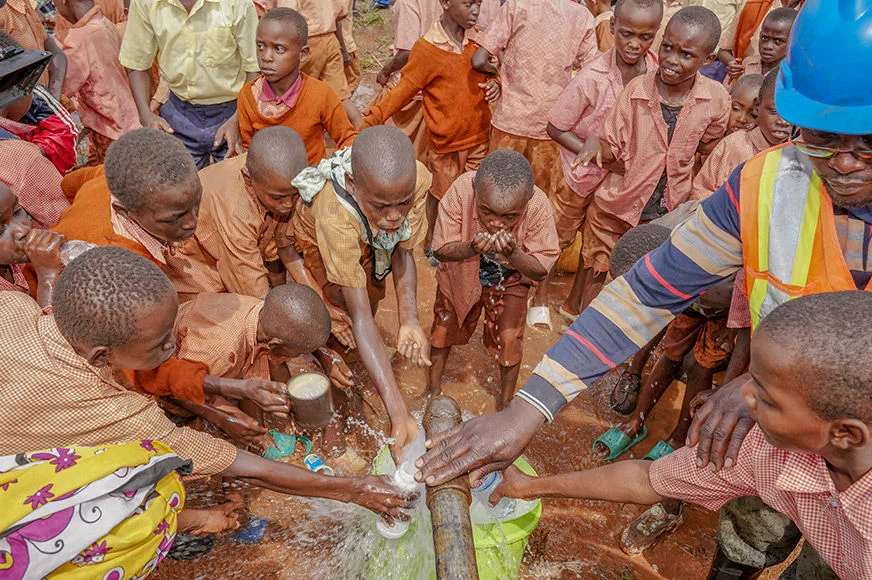 Installing a water well and two taps can provide clean, safe water for 3,080 people in Taveta, Kenya.