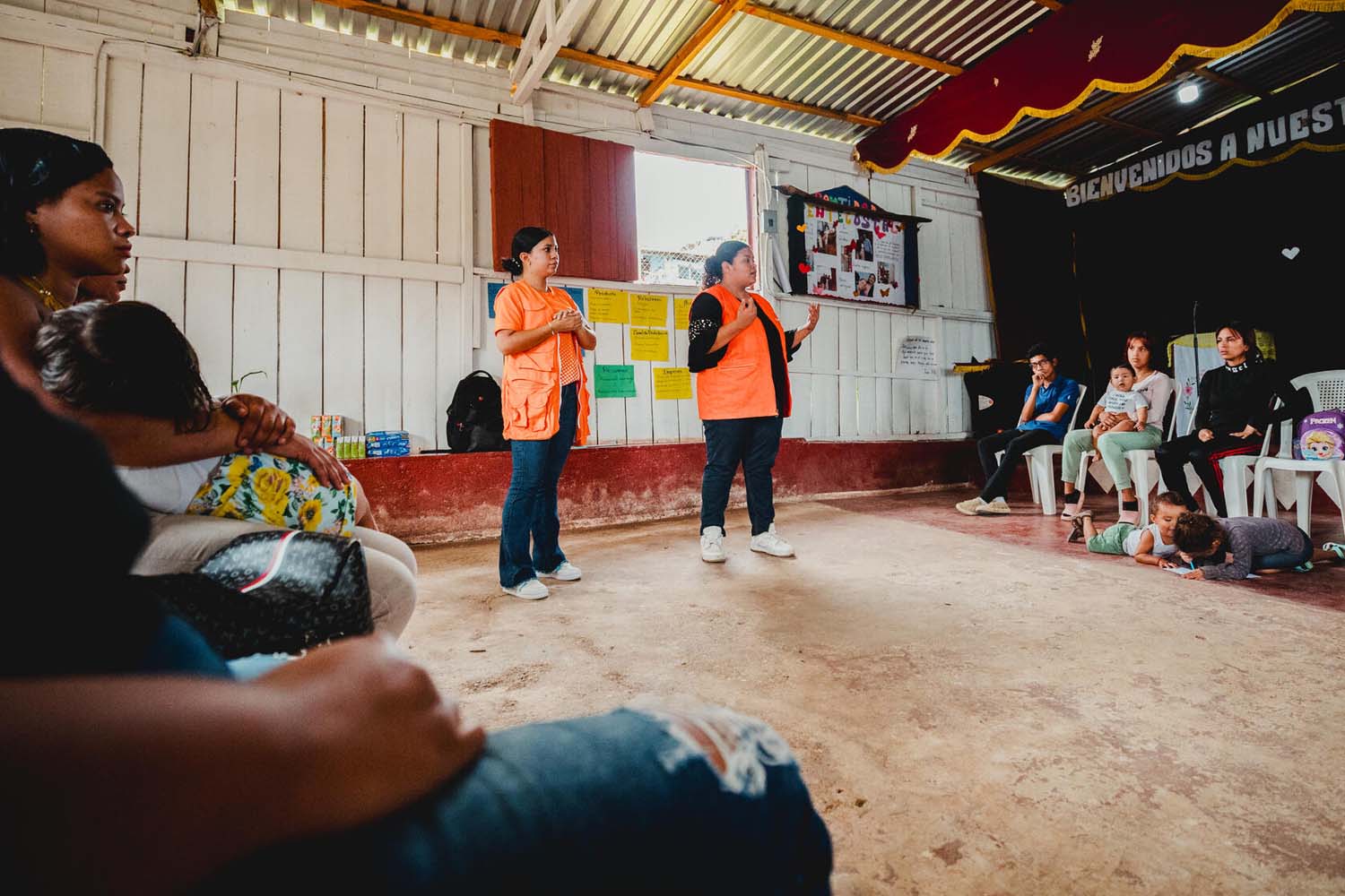 Youth Ready Graduate and now Youth Ready Trainer, Lisbeth teaches the next class of Youth Ready Participants 