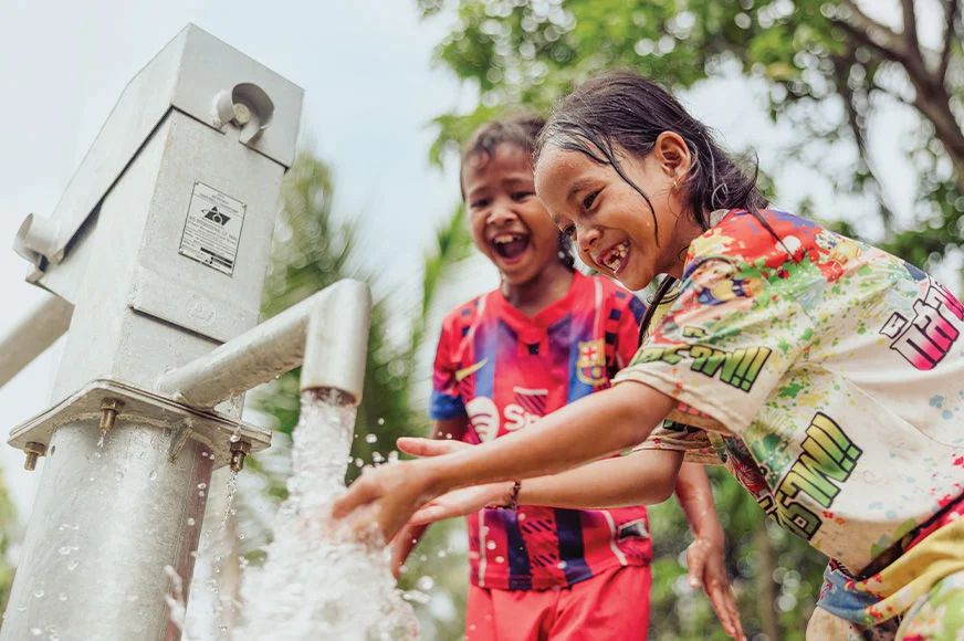 Child sponsorship can lead to manvy changes, such as access to clean water, that benefit the sponsored child and the entire community. (Cambodia, 2025)