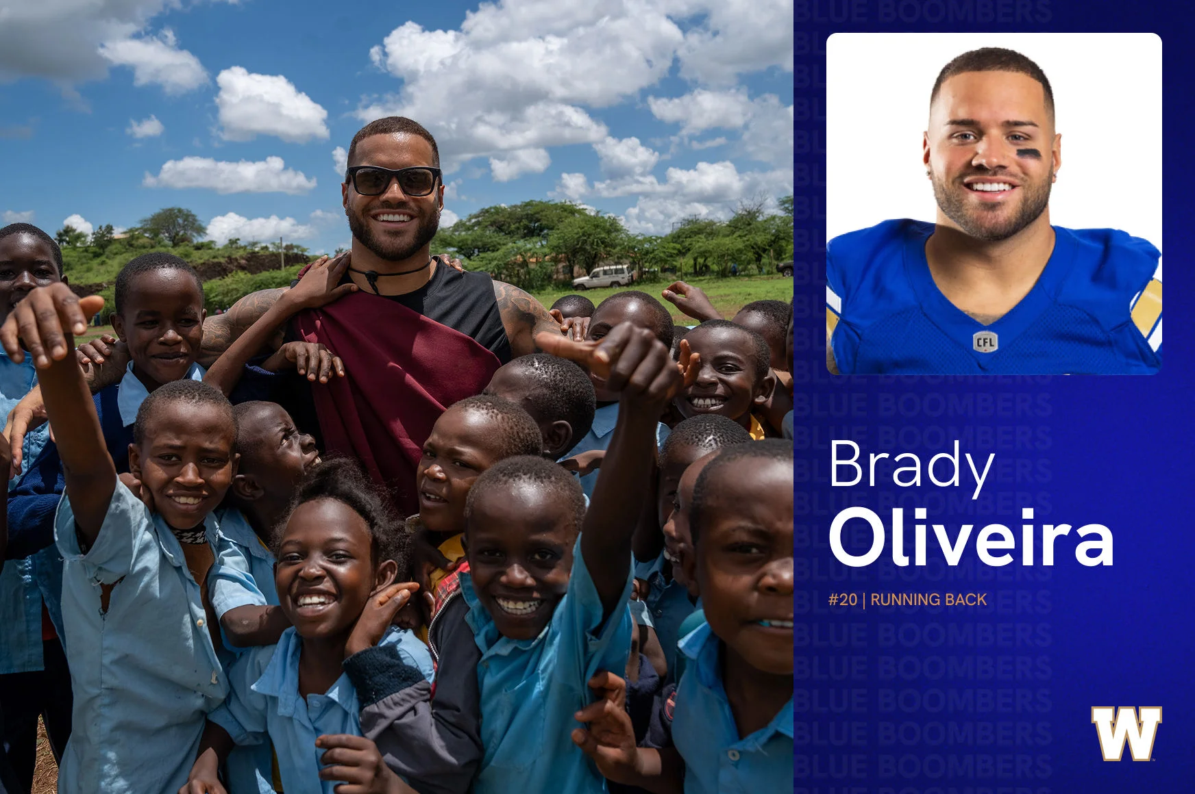 Five children in school uniform are eating food together.