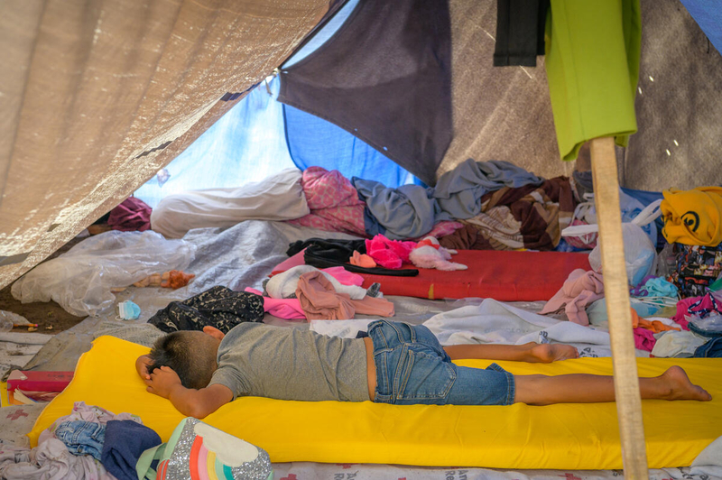 In Reynosa, Mexico, a tent city sprang up in a town square. People fleeing violence, poverty and corruption in Honduras, Guatemala and El Salvador now sheltered here.  