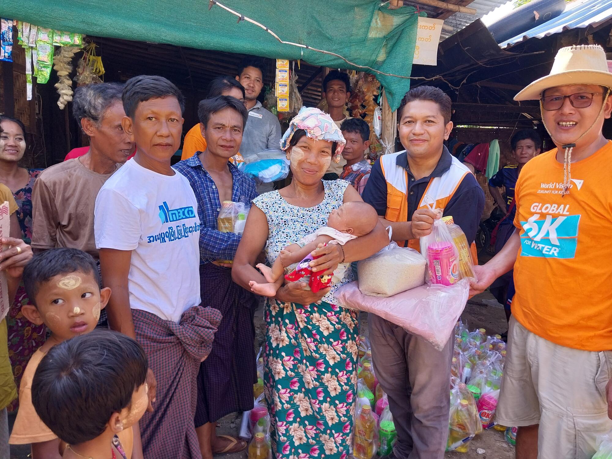 In 2024, World Vision distributed essentials like food and clean water to families endangered by flooding after Typhoon Yagi.